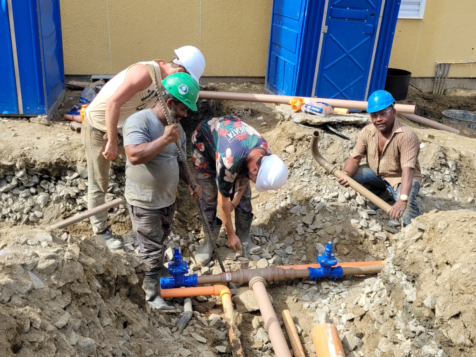 hidráulica instalada com equipe altamente treinada